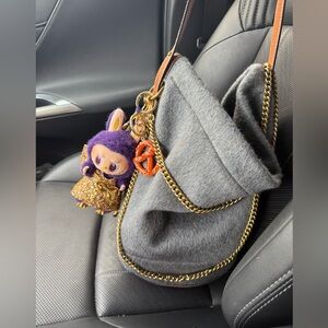 Polo by Ralph Lauren Bellport Flannel Sling Bucket Bag in Heather Grey